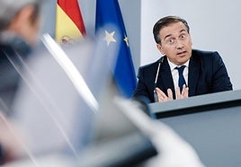 El ministro de Asuntos Exteriores, Unión Europea y Cooperación, José Manuel Albares