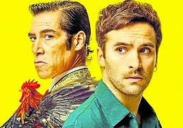 Oscar Jaenada y Ricardo Gómez, los actores protagonistas de la entretenida serie 'La Suerte'.