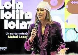 Mabel Lozano presentará mañana en Zarautz su corto sobre el cáncer.