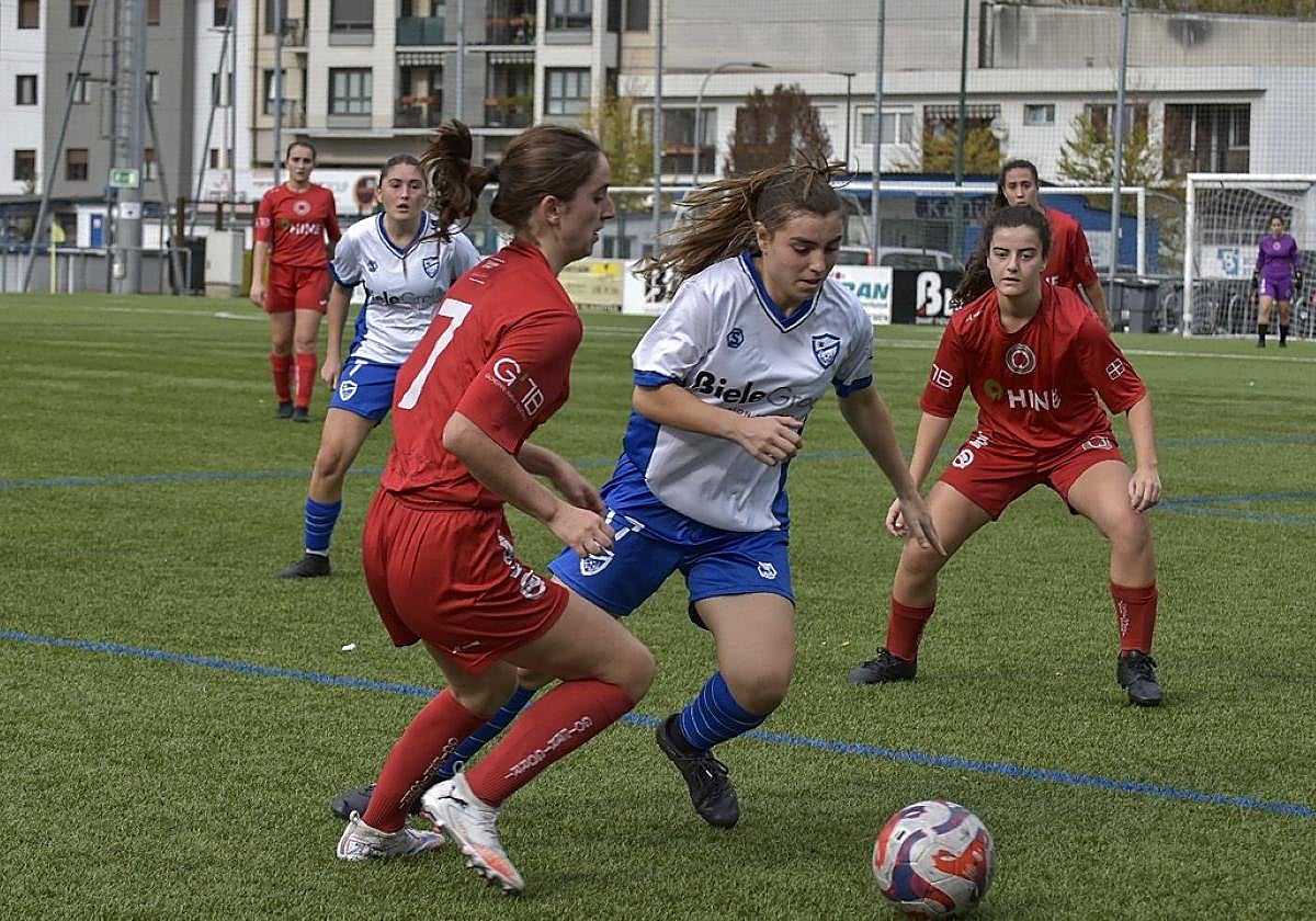 Las jugadoras del Lagun Onak se vieron superadas por un rival más intenso.