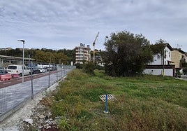 Los pisos protegidos de alquiler del Gobierno Vasco se que construirán en esta parcela de la calle Ciudad Jardín.