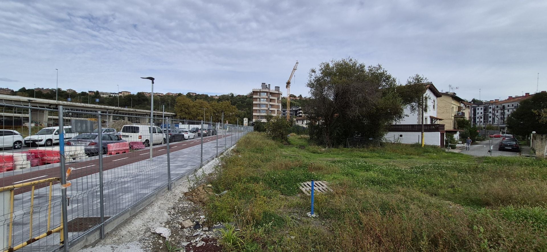 Los pisos protegidos de alquiler del Gobierno Vasco se que construirán en esta parcela de la calle Ciudad Jardín.