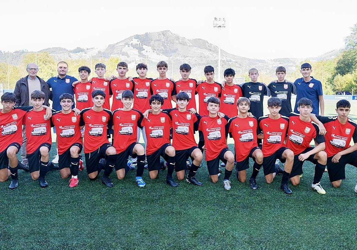 El Urki Heganrent, de la categoría Cadete Preferente, no pudo con un gran Mondragón.