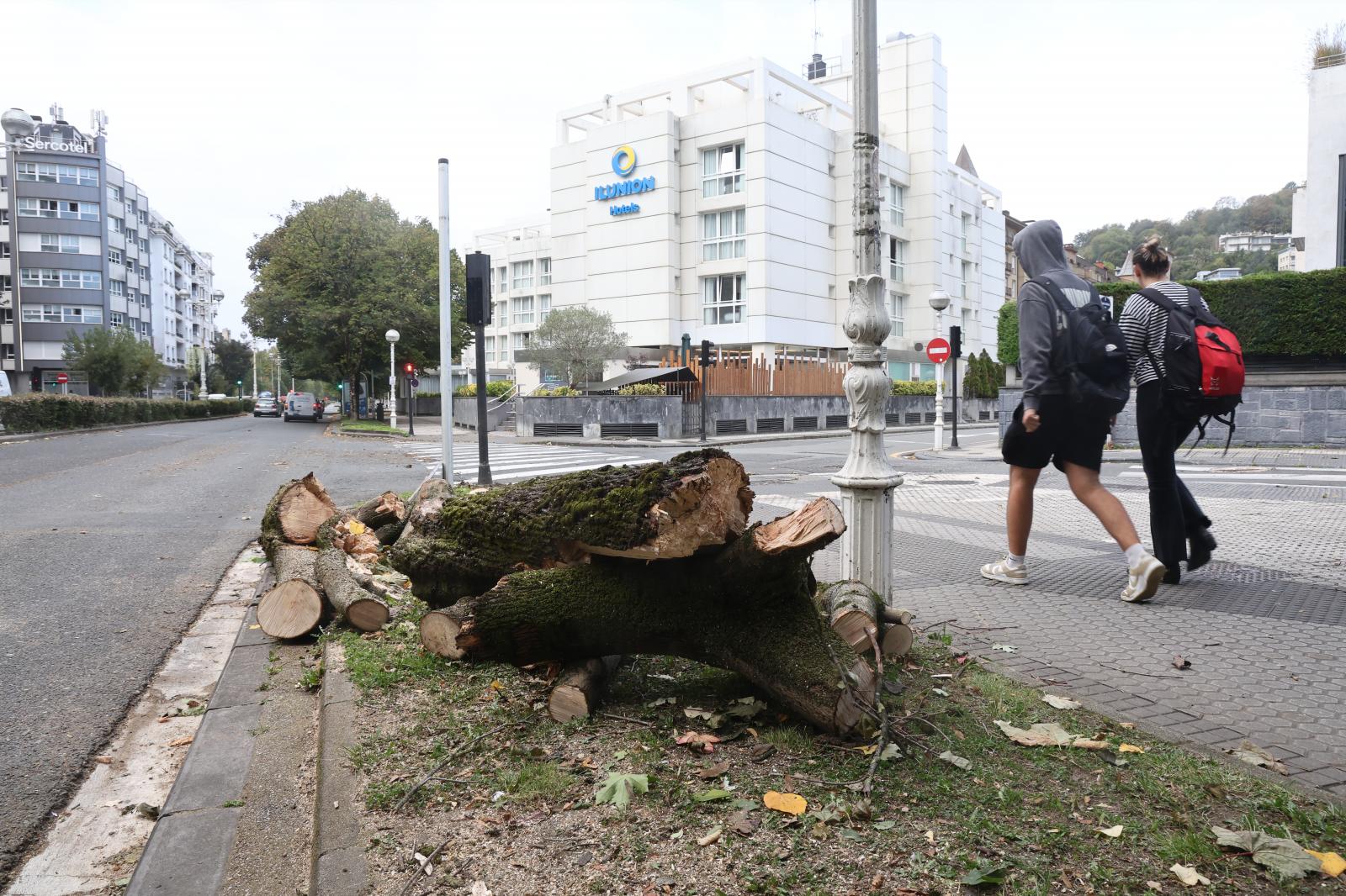 Los desperfectos que ha dejado &#039;Benjamín&#039; en Gipuzkoa