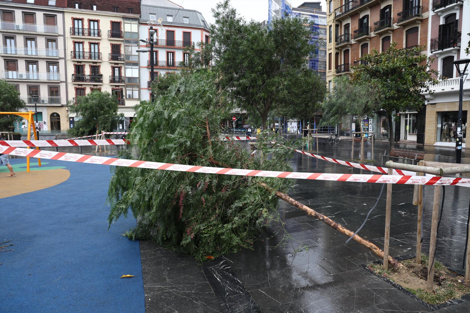 Los desperfectos que ha dejado &#039;Benjamín&#039; en Gipuzkoa
