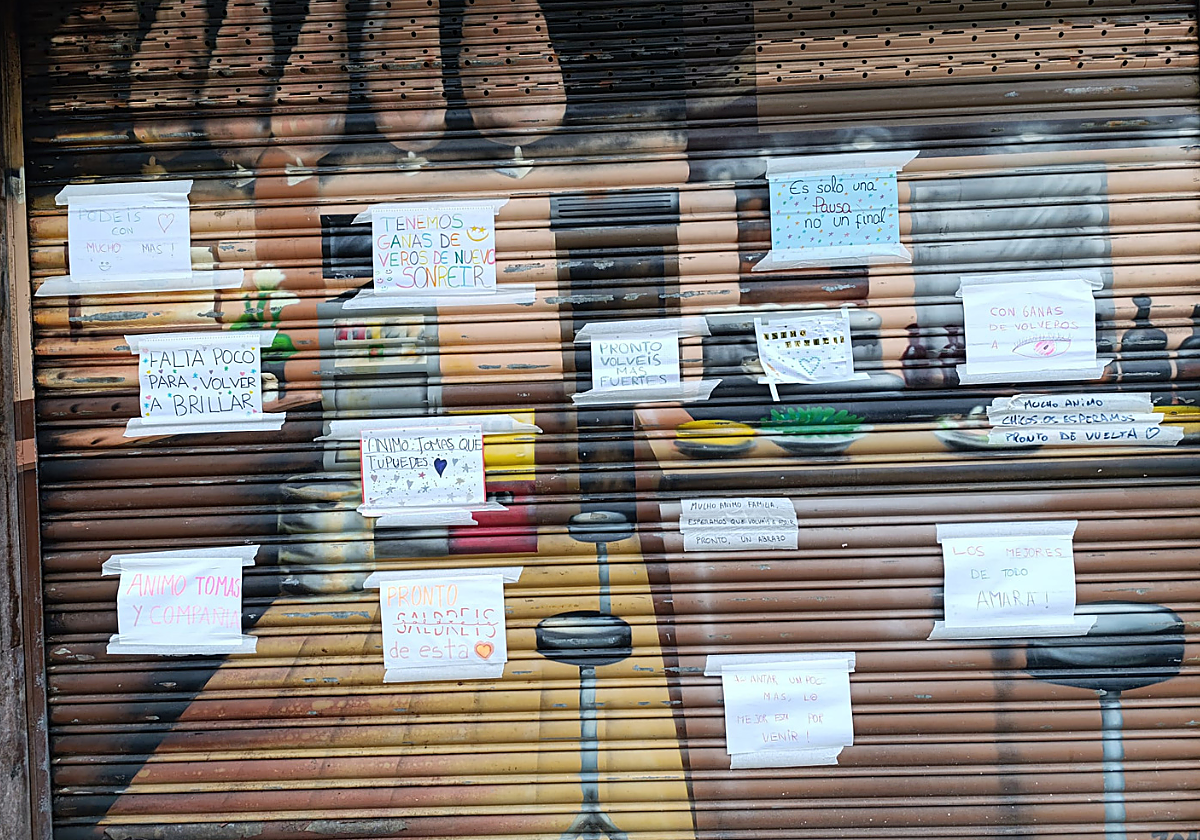 Fachada del bar Txirrita en el barrio de Amara de San Sebastián.