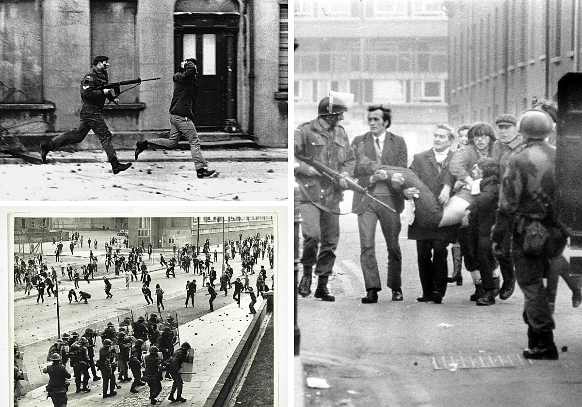 Imágenes del Domingo Sangriento de 1972.