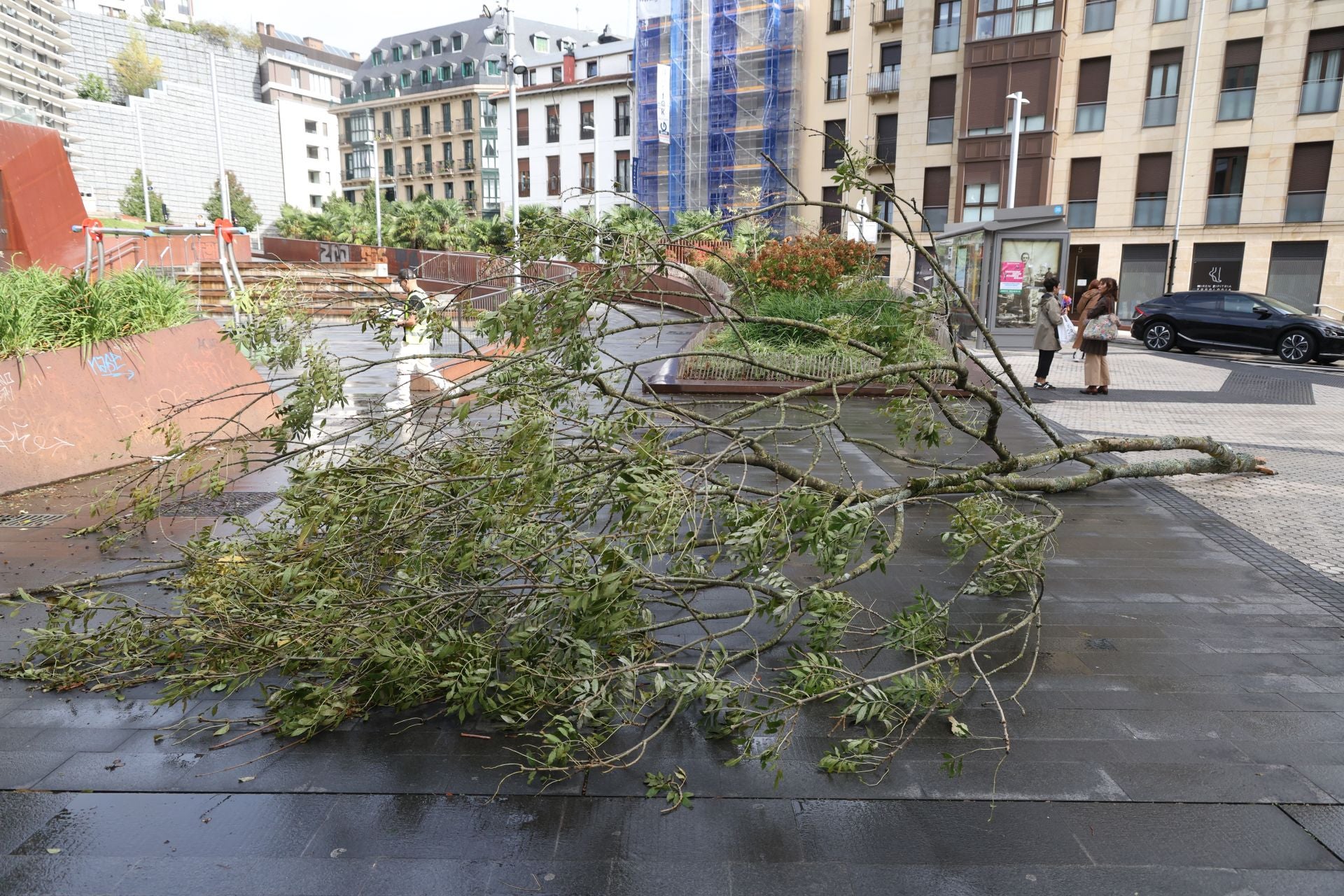 Los desperfectos que ha dejado &#039;Benjamín&#039; en Gipuzkoa