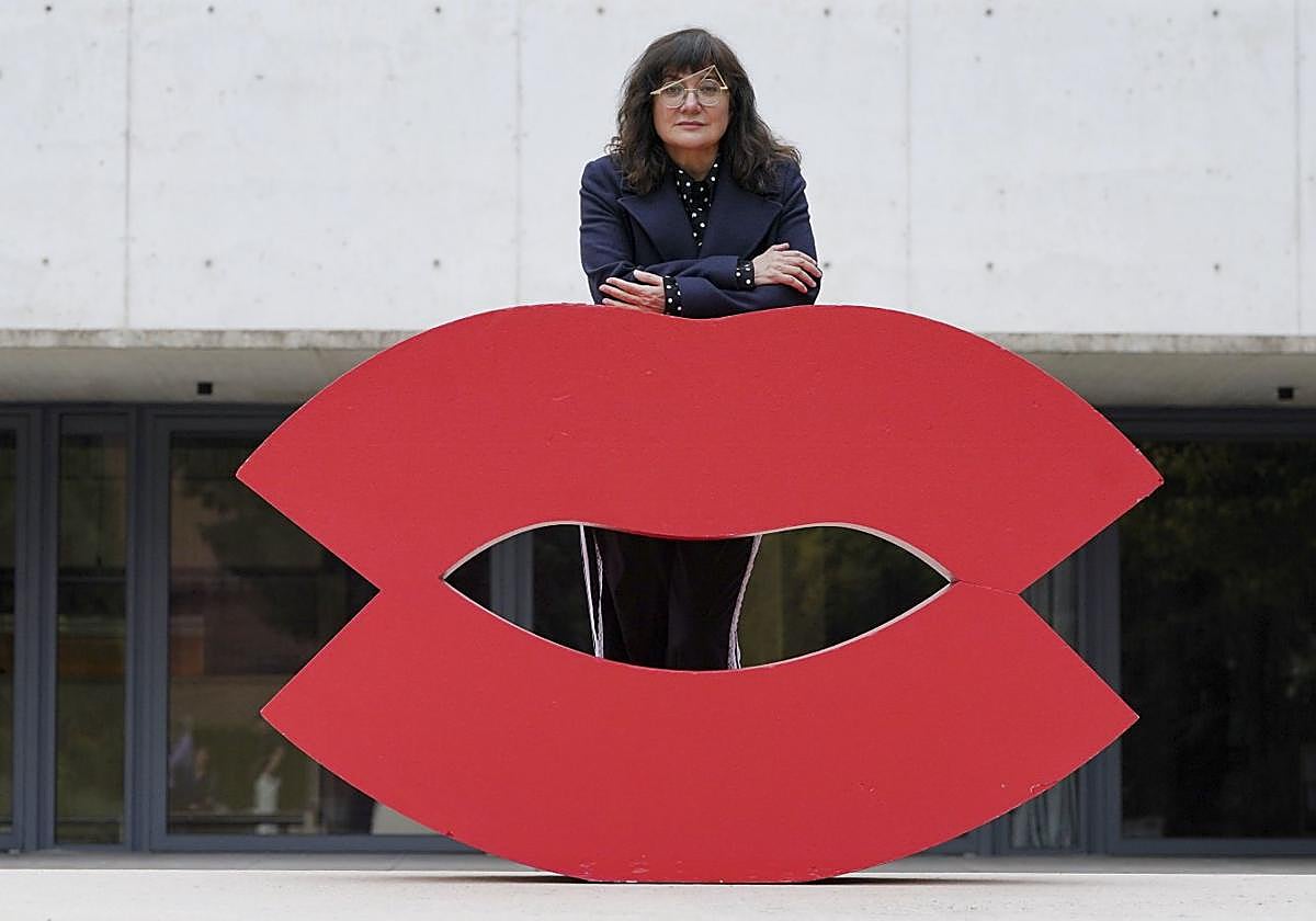 La directora y guionista Isabel Coixet, ayer en Valladolid, donde presentó 'Tres adioses'.