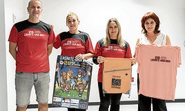 Representantes municipales y responsables del club Ostadar en la presentación de esta semana.