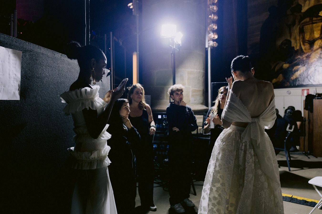 Alicia Rueda luce sus vestidos en San Telmo
