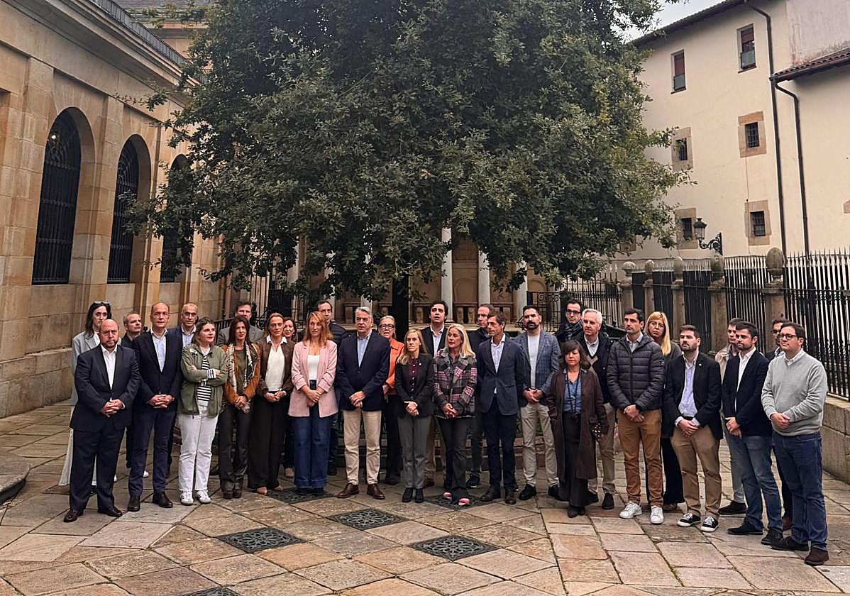 El PP vasco este sábado ante el Árbol de Gernika
