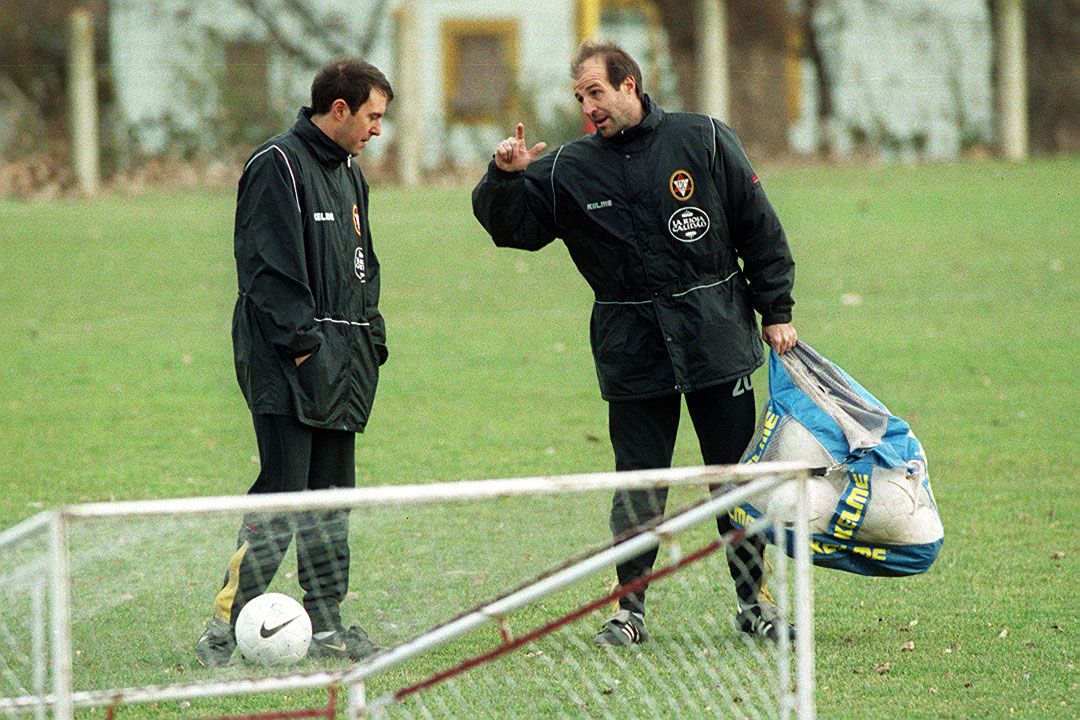Ochotorena, junto a Rubén Marco