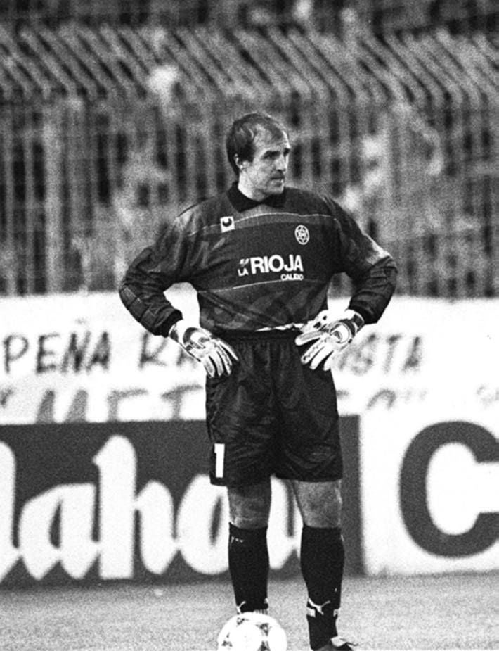 Ochotorena, con el Logroñés en la temporada 1994/95