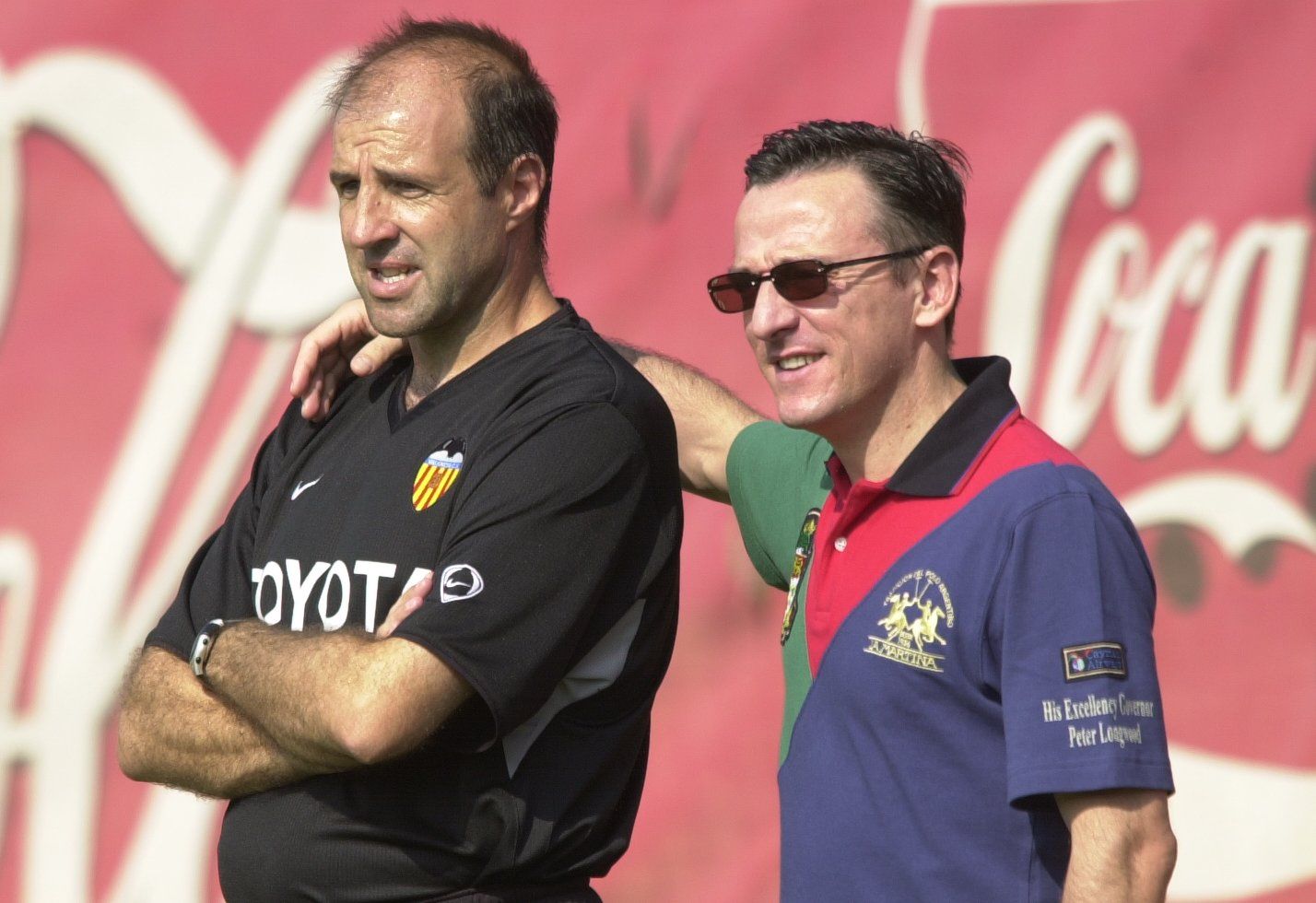 Ochotorena, junto a García Pitarch en el Valencia