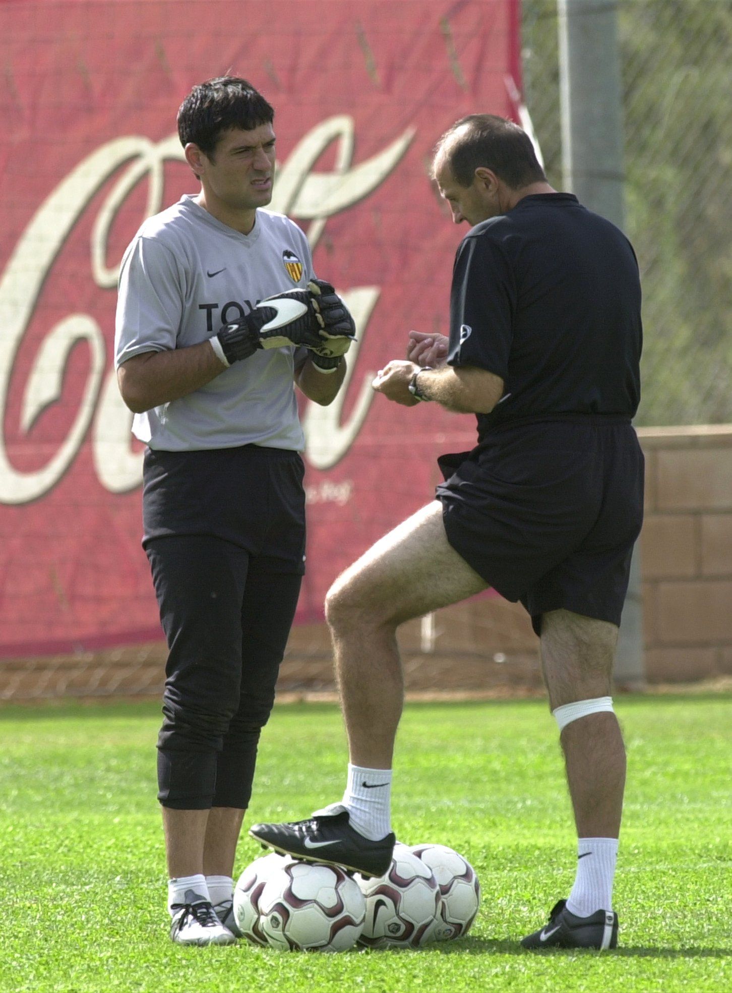 El hernaniarra charla con Palop 