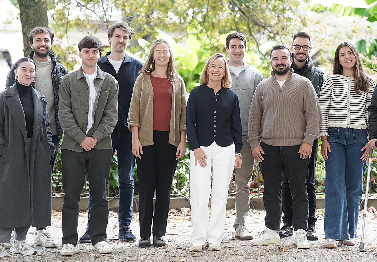 La diputada general de Gipuzkoa, Eider Mendoza, en la presentación de la iniciativa GazteAkt.
