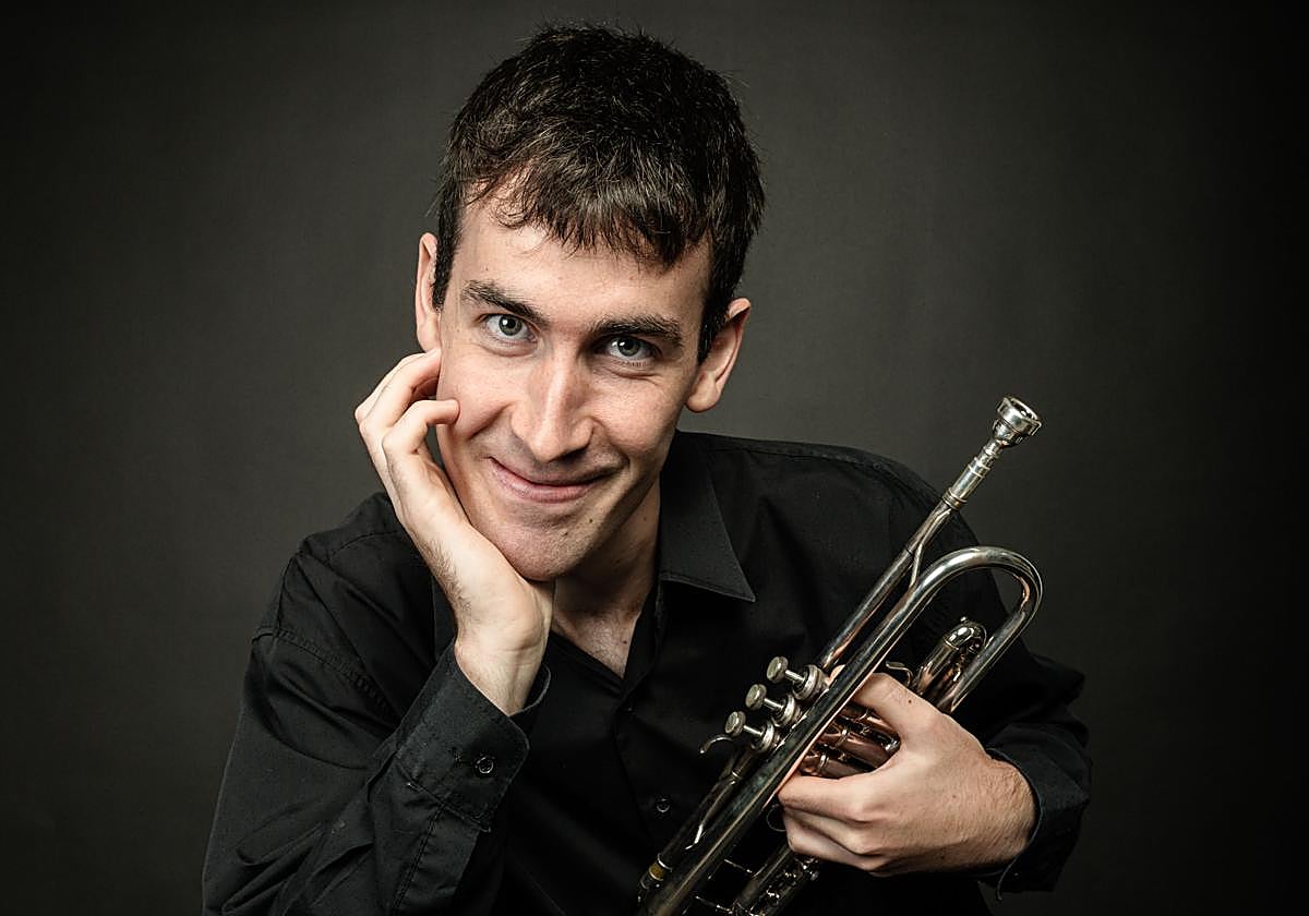 El trompetista donostiarra Iñigo Ocón.