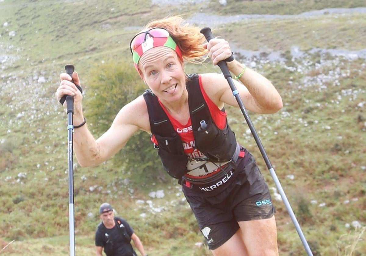 La corredora de montaña Oihana Azkorbebeitia.