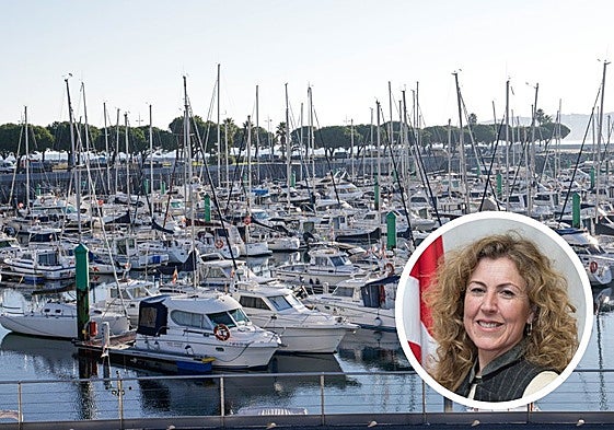 El puerto deportivo de Hondarribia y Edurne Egaña, exdirectora de EKP.