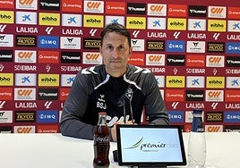 Beñat San José ve al grupo «muy motivado y con ganas» de afrontar y pasar de ronda en la primera eliminatoria de Copa del Rey.