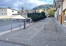 Todo este tramo hasta la parte superior sería utilizado por los vehículos de 26 garajes.