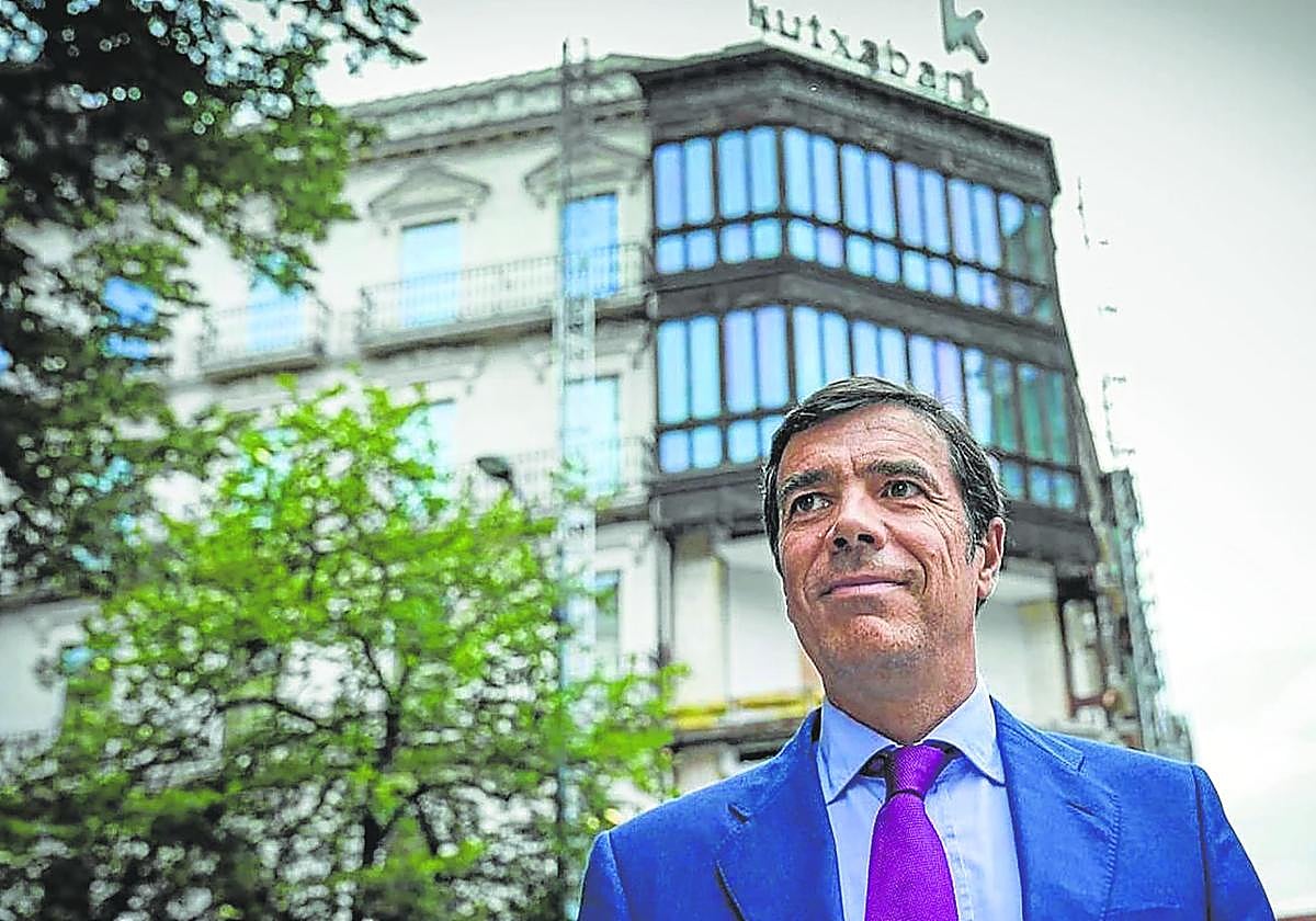 El presidente de Kutxabank, Antón Arriola.
