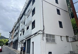 Las casas de la parte alta de Txonta han sido objeto de rehabilitación.