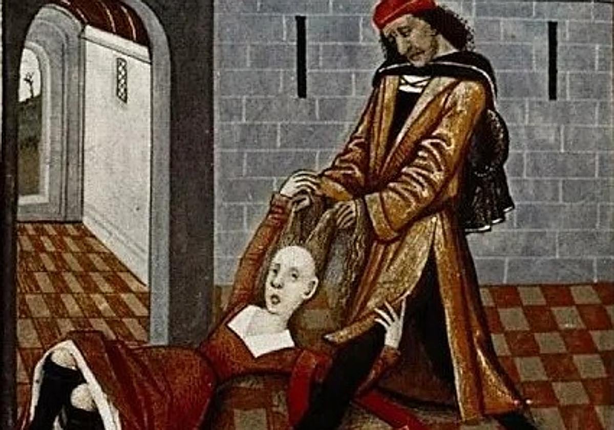 Escena de agresión sexual.