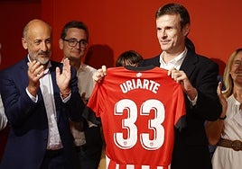 Jon Uriarte el día que fue elegido como presidente del Athletic de Bilbao.