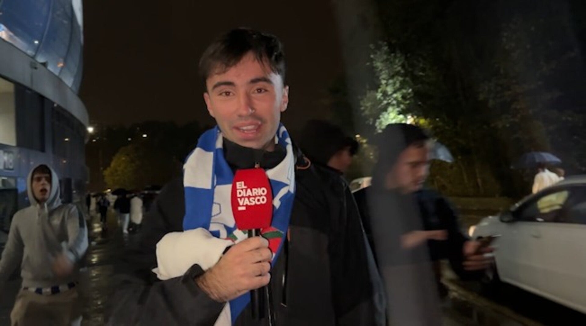 La afición txuri-urdin, eufórica tras ganar el derbi: «Espero que sirva para darnos cuenta de qué podemos y valemos»