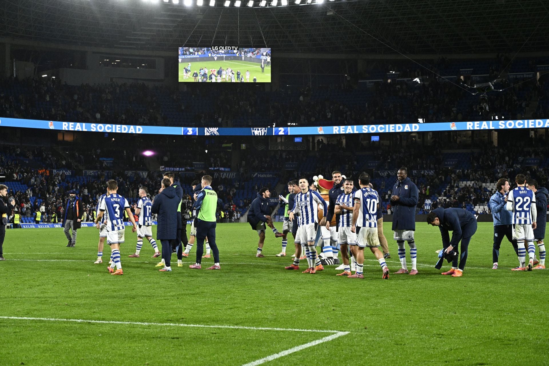 Una victoria celebrada a la altura de su importancia