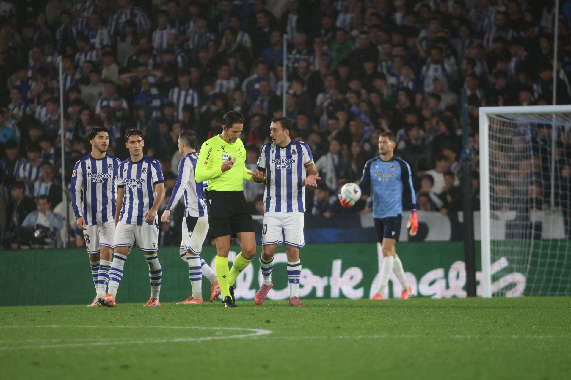 Las mejores imágenes del derbi de Anoeta