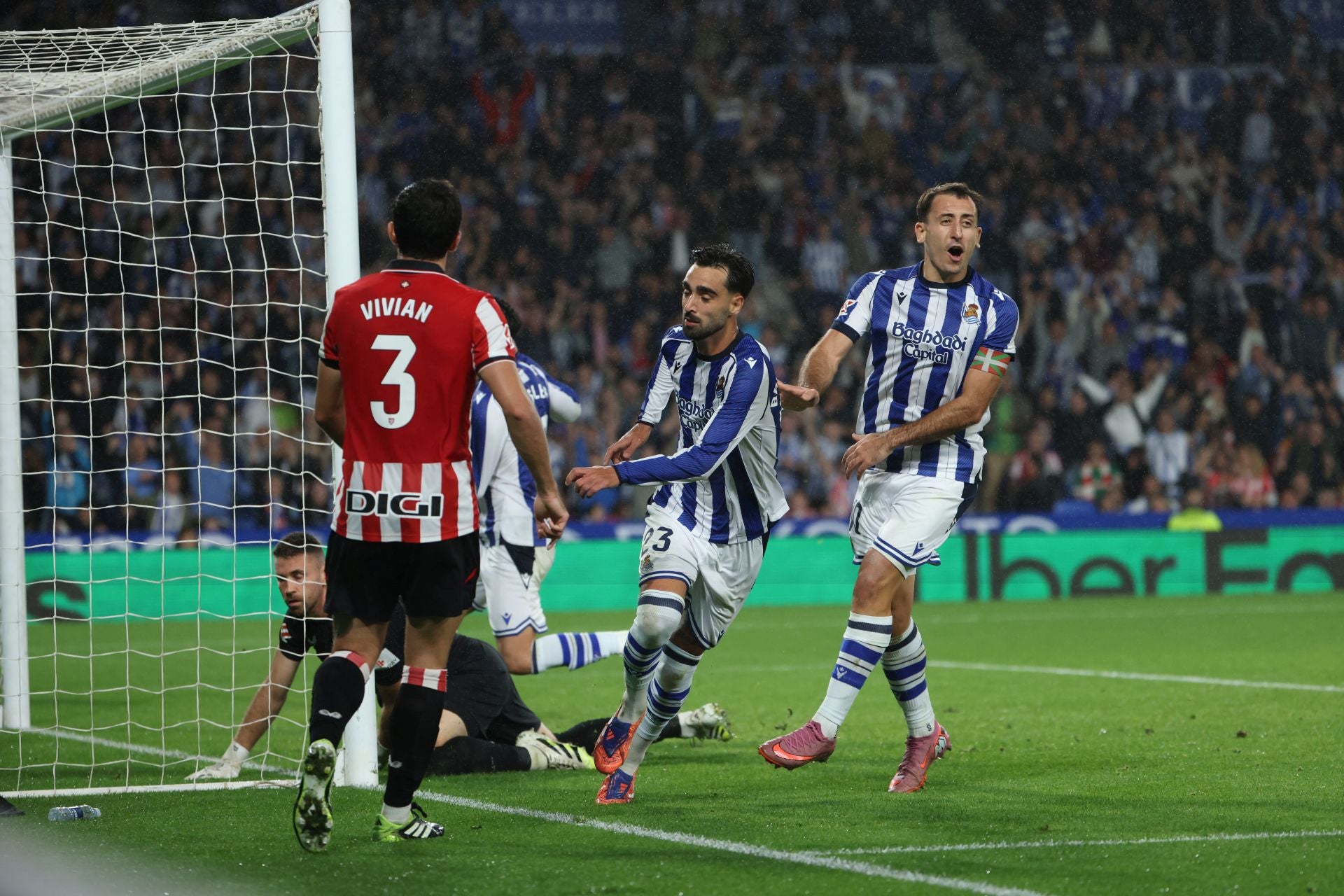 Las mejores imágenes del derbi de Anoeta