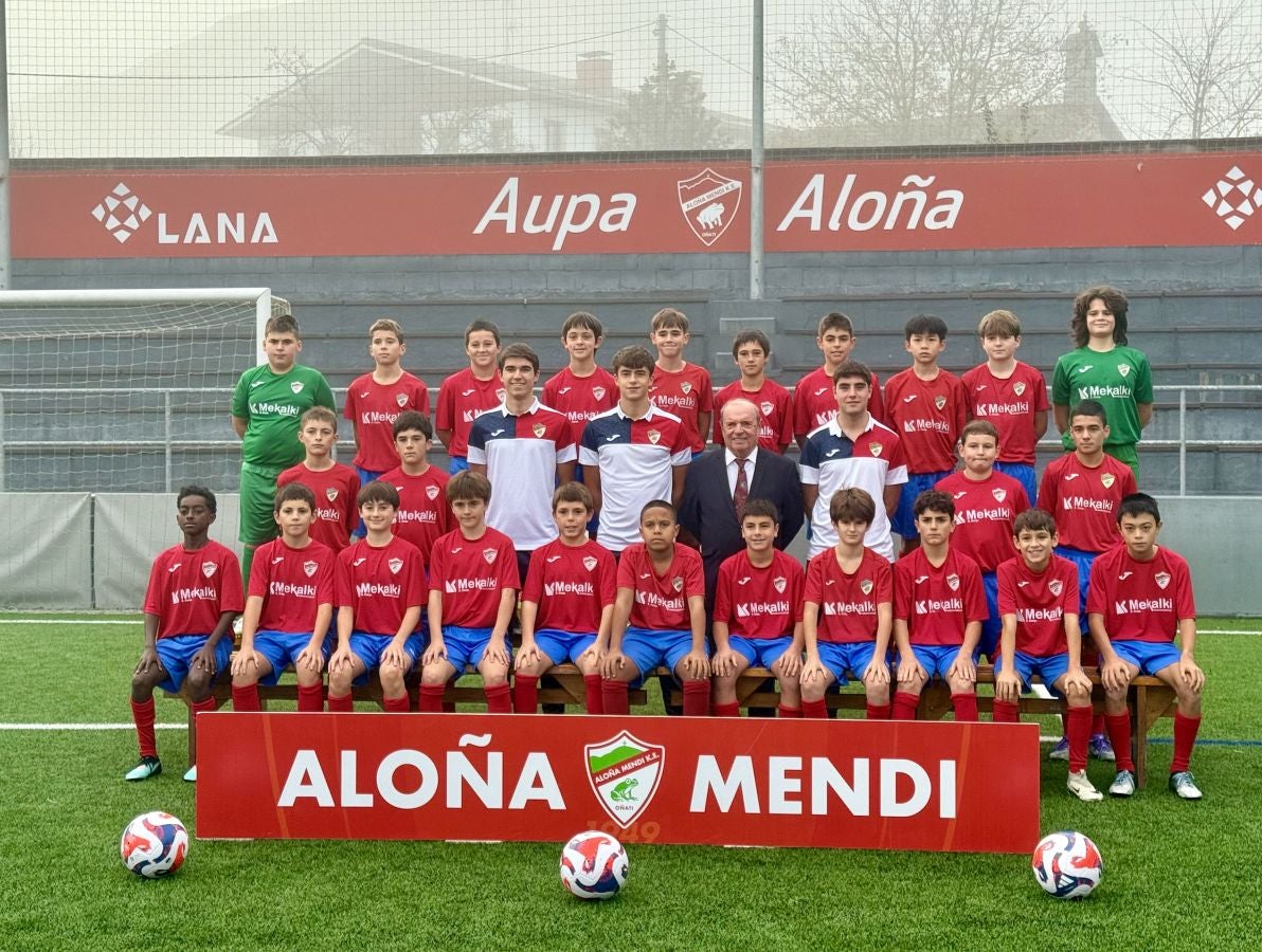 El Aloña Mendi posa en familia