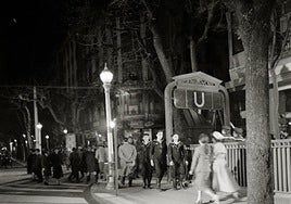 Otro rodaje, el de 'La batalla de Inglaterra', transformó la Avenida en 1968