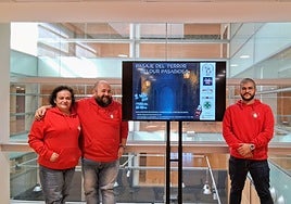 Dolores Vega, Jon Tamayo y Joel Herrador han presentado este lunes el Pasaje del Terror.