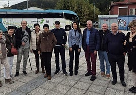 Representante del Consejo de Mayores se reunieron con la diputada foral Azahara Domínguez.