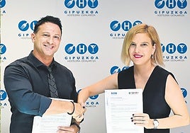 Aliado. Enerty firmó un acuerdo para dar servicio a Hostelería Gipuzkoa.
