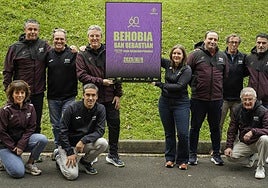 Aitor Burgoa, Mikel Garmendia, Dani Soliño, Maialen Arizkorreta, Igor Otaegui, Enrique Pérez de Seoane, Egoitz Aldanondo (arriba), Amalur Olasagasti, Iñigo Etxeberria y Fernando Ibarreta.