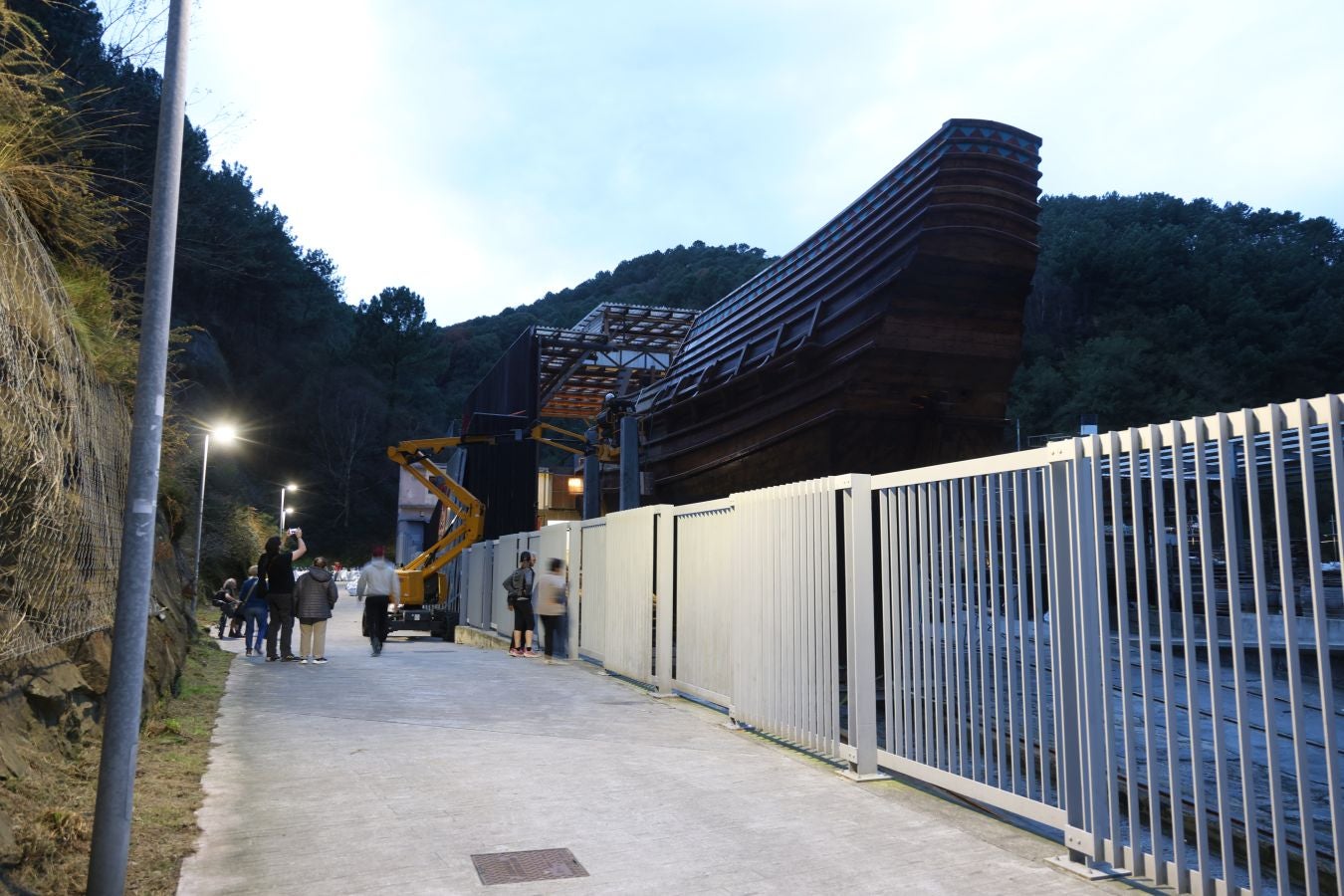 La nao San Juan se prepara para su botadura