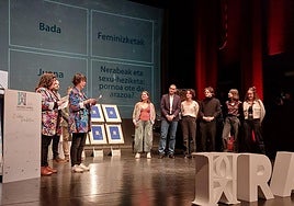 Imagen de la pasada edición de la entrega de premios en Bastero kulturgunea.