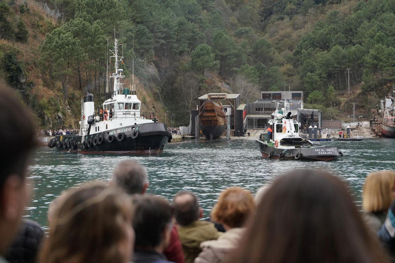 La botadura de la nao San Juan, en imágenes