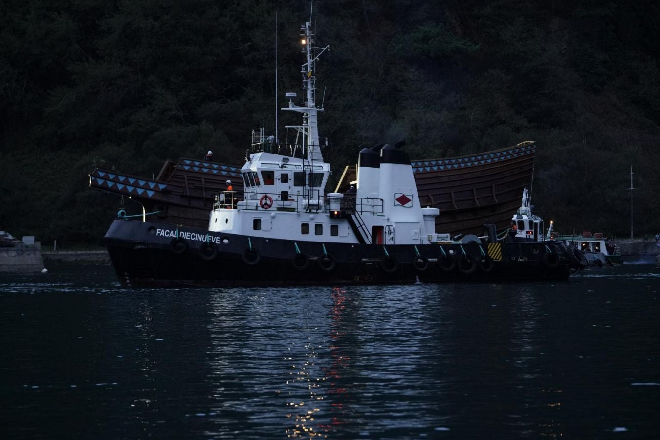 La botadura de la nao San Juan, en imágenes