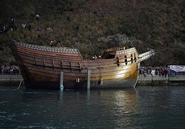 La botadura de la nao San Juan, en imágenes