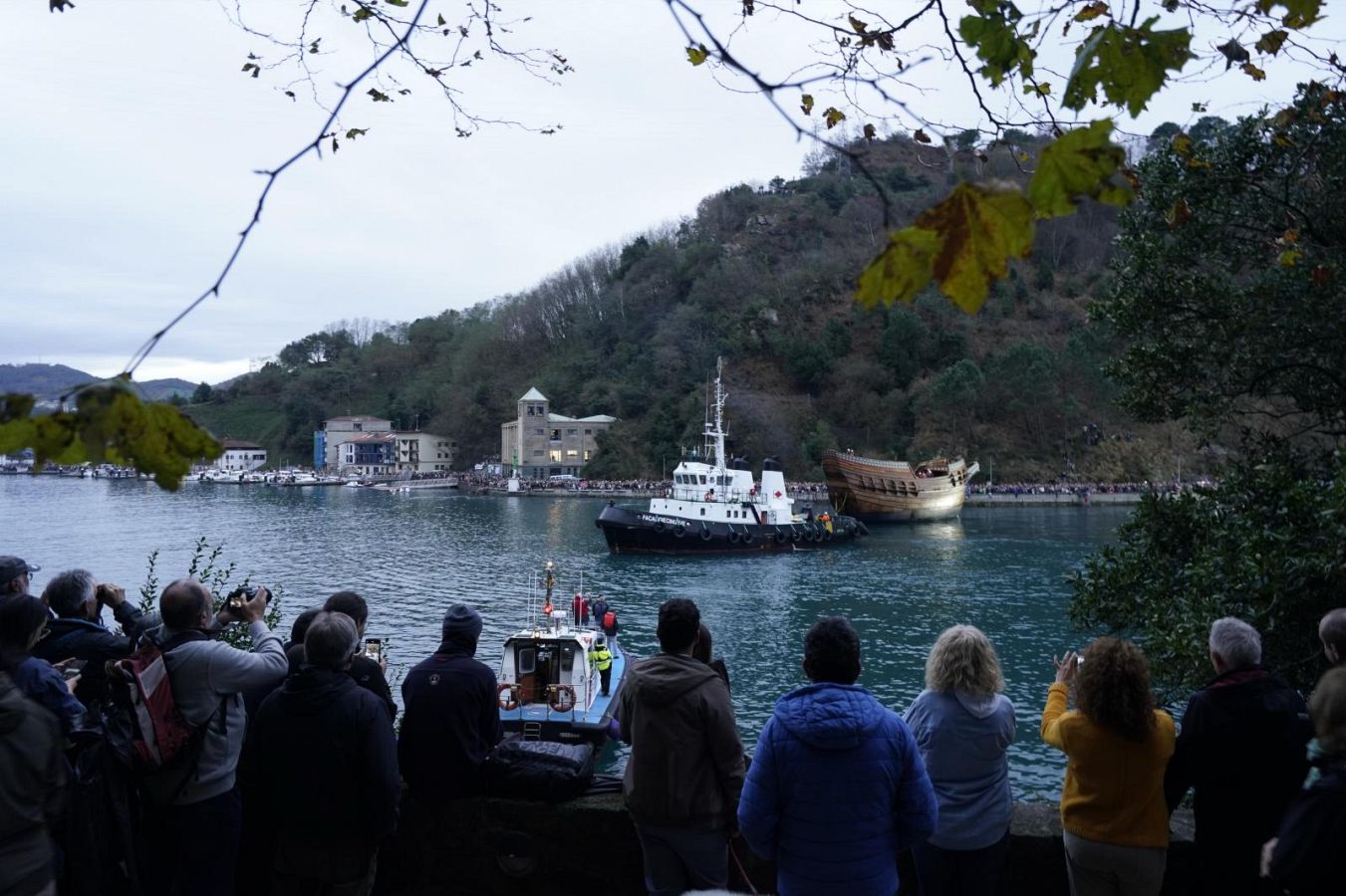 Máxima expectación ante la botadura de la nao San Juan