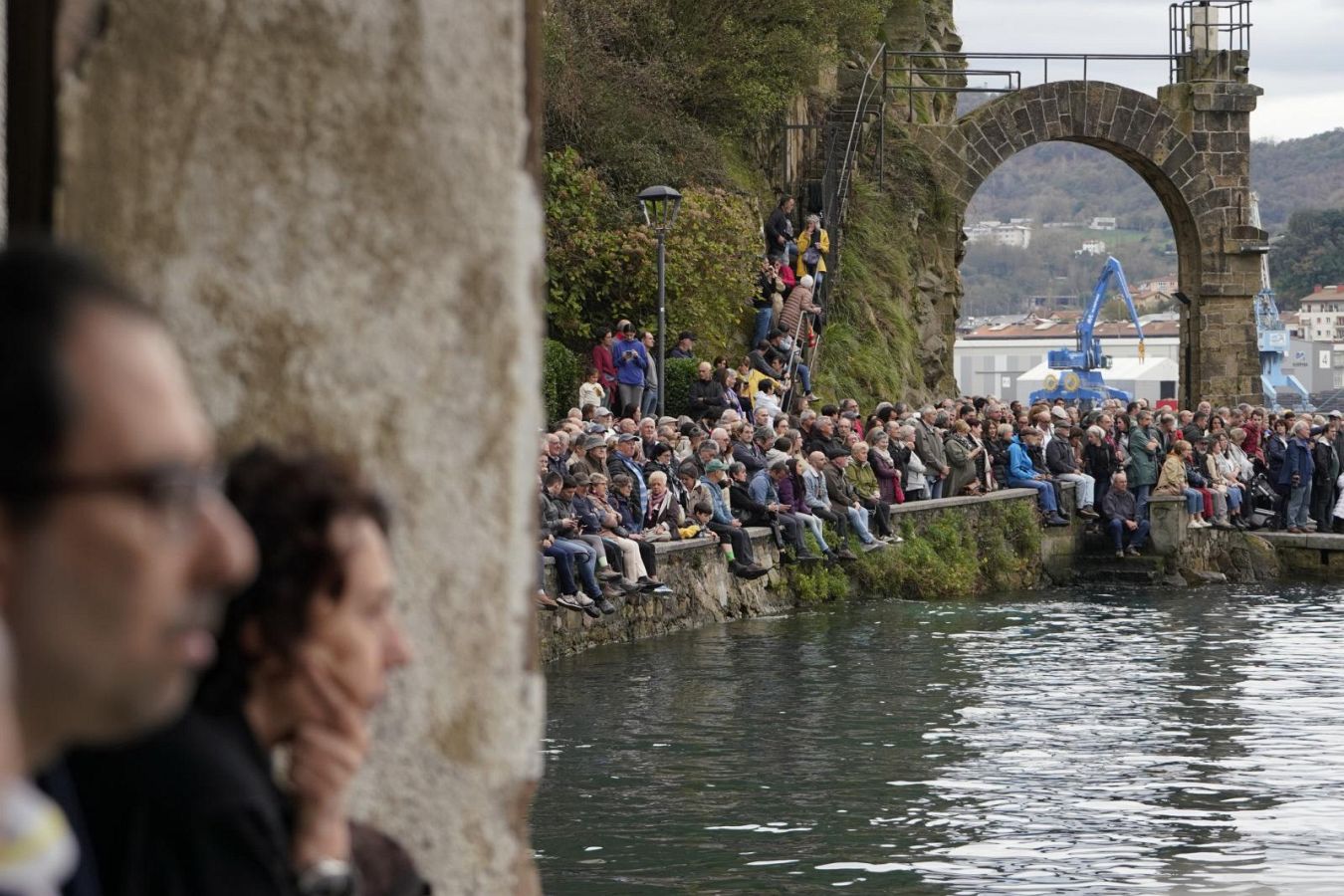 Máxima expectación ante la botadura de la nao San Juan
