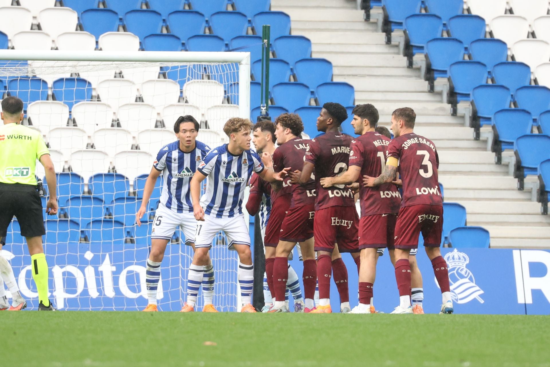 Dani Díaz llena de alegría Anoeta en el 98&#039; tras otra lección de competitivdad del Sanse