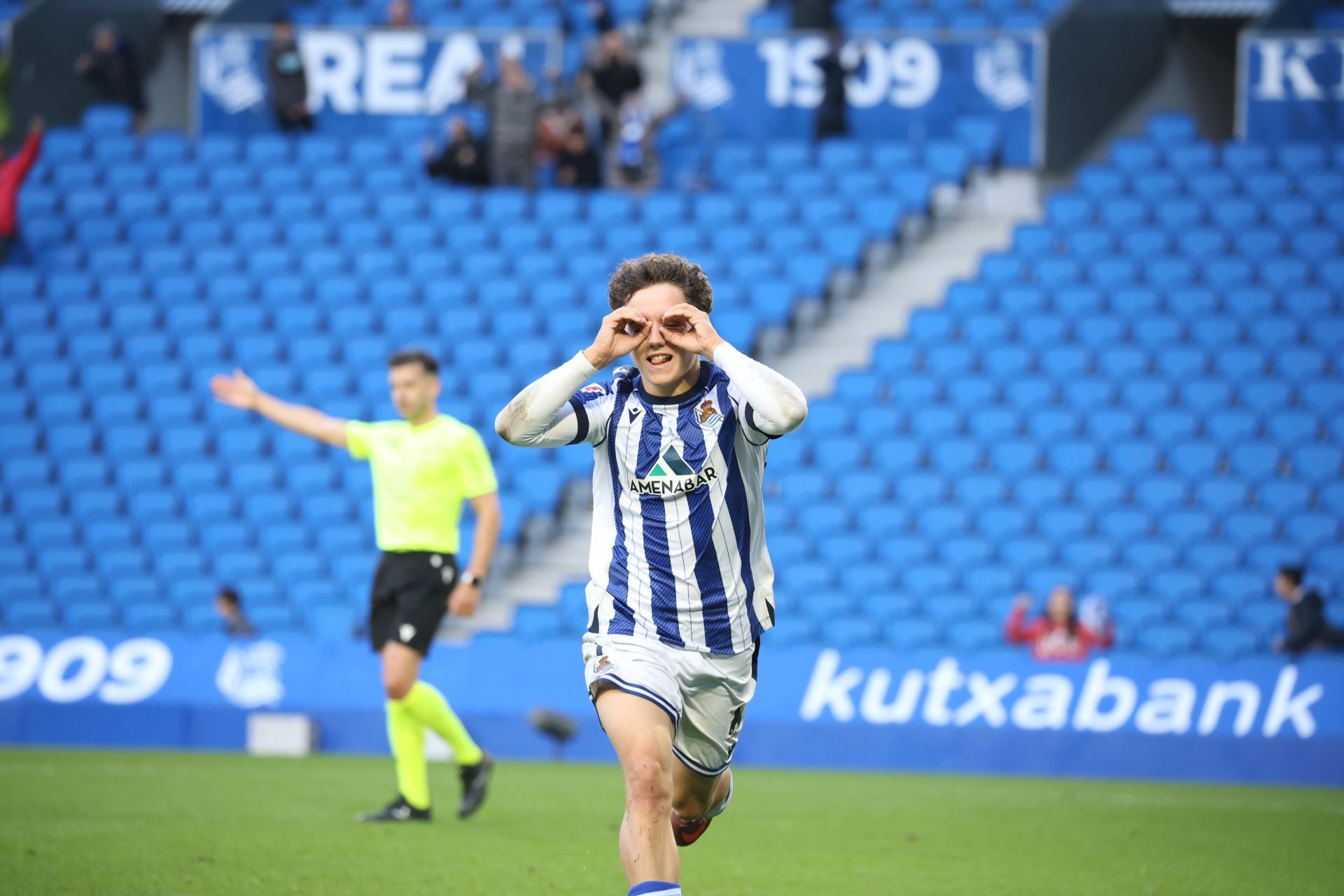 Dani Díaz llena de alegría Anoeta en el 98&#039; tras otra lección de competitivdad del Sanse