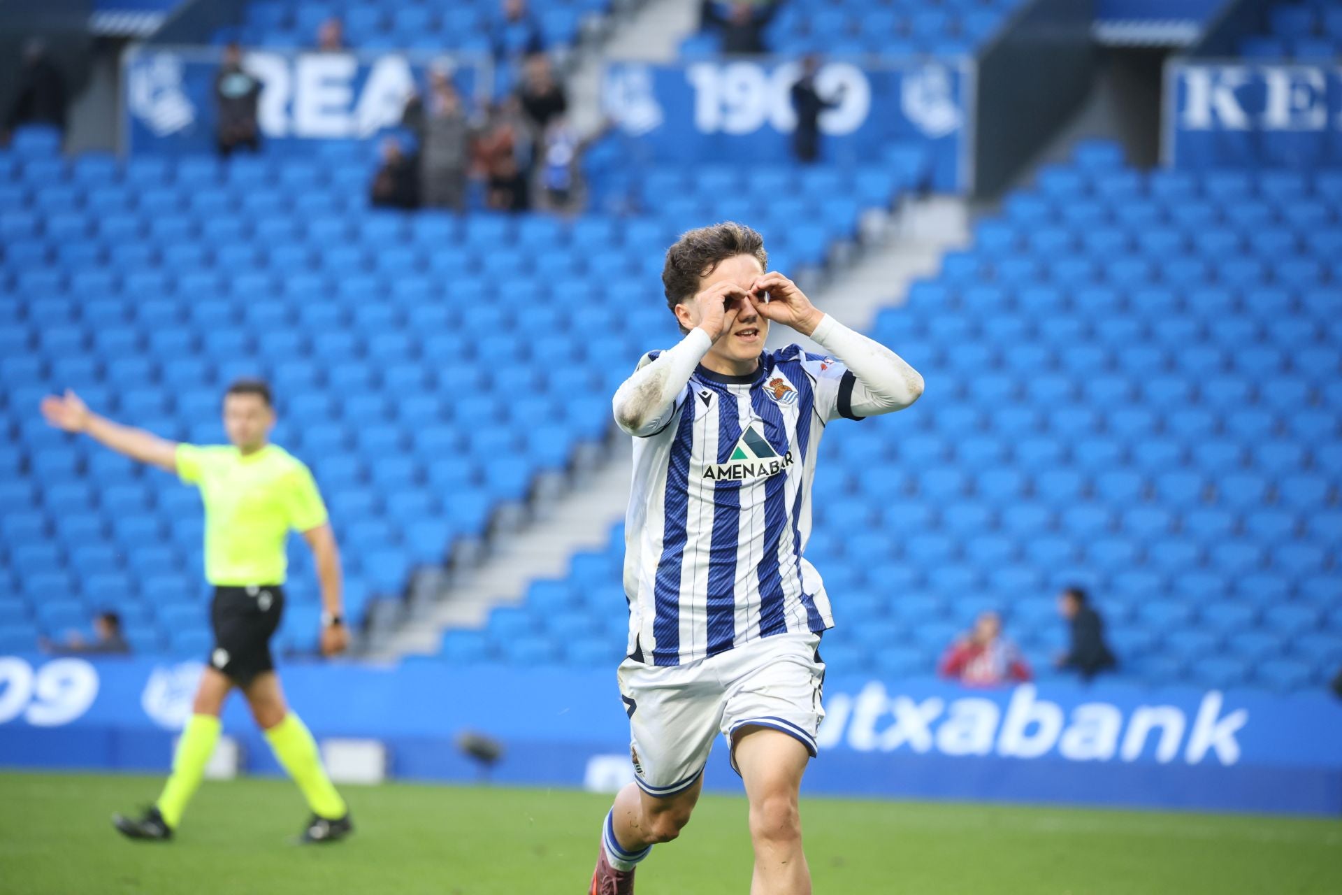 Dani Díaz llena de alegría Anoeta en el 98&#039; tras otra lección de competitivdad del Sanse